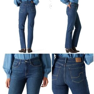 Levi Strauss Signature Mid Rise Straight Jeans